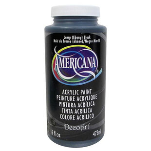 Americana Decor Acryl 473ml Lamp Ebony Black