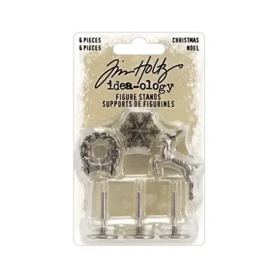 Tim Holtz Tim Holtz Idea-Ology Christmas Figure Stands 6pcs