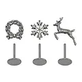 Tim Holtz Tim Holtz Idea-Ology Christmas Figure Stands 6pcs
