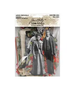 Tim Holtz Idea-Ology Layers + Paper Dolls Christmas 2024