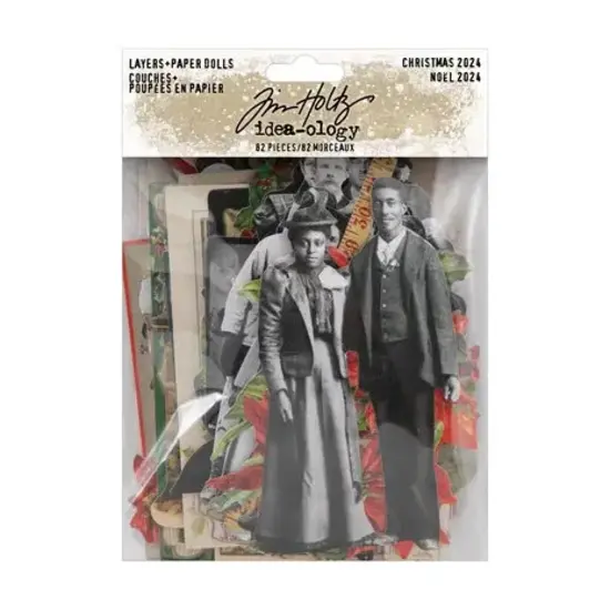 Tim Holtz Tim Holtz Idea-Ology Layers + Paper Dolls Christmas 2024