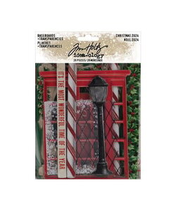 Tim Holtz Idea-Ology Baseboards + Transparencies Christmas 2024