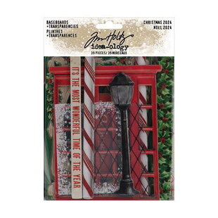 Tim Holtz Idea-Ology Baseboards + Transparencies Christmas 2024