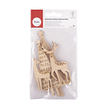 Rayher Houtmotief Boom, Hert, Ree 3,5-5,5 x 7-14,9cm,