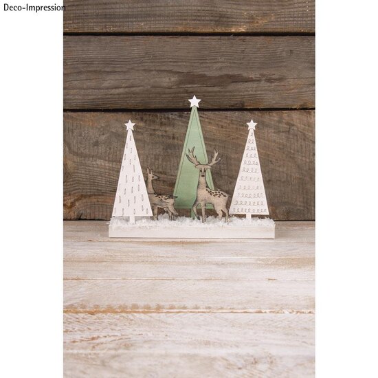 Rayher Houtmotief Boom, Hert, Ree 3,5-5,5 x 7-14,9cm,