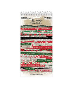 Tim Holtz Idea-Ology Sticker Book Christmas 2024