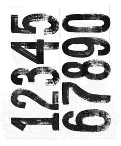 Tim Holtz Cling Stamp Paint By Number
