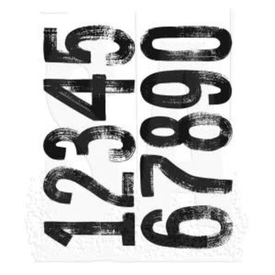 Tim Holtz Tim Holtz Cling Stamp Paint By Number