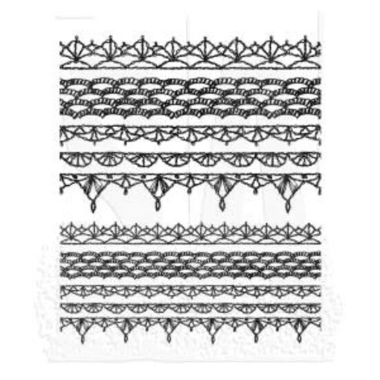 Tim Holtz Tim Holtz Cling Stamp Crochet Trims