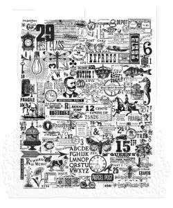Tim Holtz Cling Stamp Hodgepodge