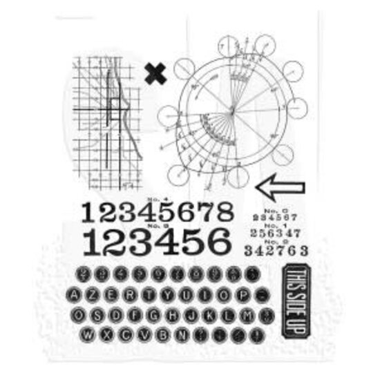 Tim Holtz Tim Holtz Cling Stamp Deconstructed