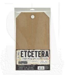 Tim Holtz Etcetera Thickboard 8 1/4" x 14 1/2" Large Tag