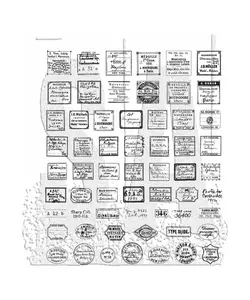 Tim Holtz Cling Stamp Curator
