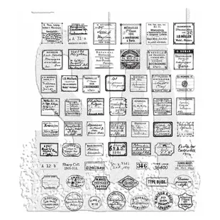 Tim Holtz Cling Stamp Curator