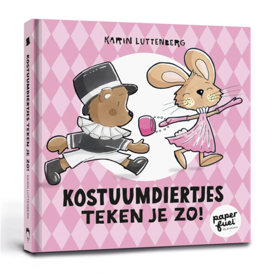 Paperfuel Illustration Paperfuel Boek Kostuumdiertjes teken je zo!