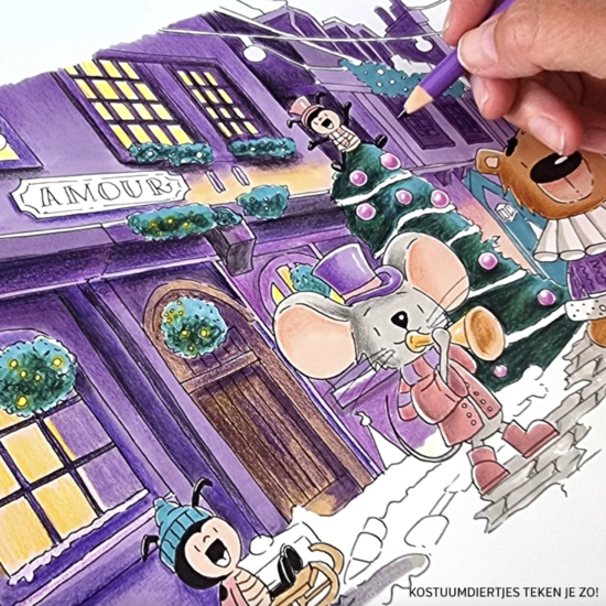 Paperfuel Illustration Paperfuel Boek Kostuumdiertjes teken je zo!