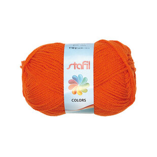 Stafil Wol 50gr, 133mtr Oranje