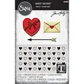 Sizzix Sizzix Tim Holtz Embossing Folder en Thinlits Die Set Love Notes 9pcs
