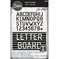 Sizzix Sizzix Tim Holtz Embossing Folder en Thinlits Die Set Letterboard 36pcs
