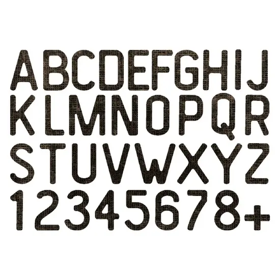 Sizzix Sizzix Tim Holtz Embossing Folder en Thinlits Die Set Letterboard 36pcs