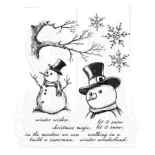Tim Holtz Cling Stamp Mr. Frostie