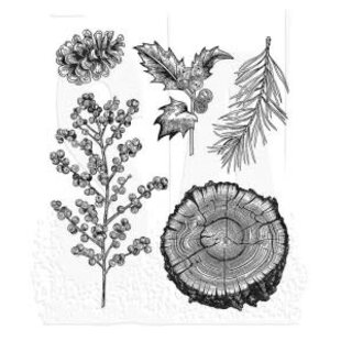 Tim Holtz Cling Stamp Forest Floor 2