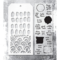 Tim Holtz Tim Holtz Mixed Media Stamps & Stencil Set 84 Note Quotes