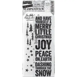 Tim Holtz Mixed Media Stamps & Stencil Set 53