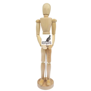 K-830302 Houten Tekenpop 30 cm in koker