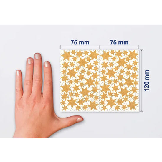 Z-Design Stickers Christmas gouden sterren, 2 vel