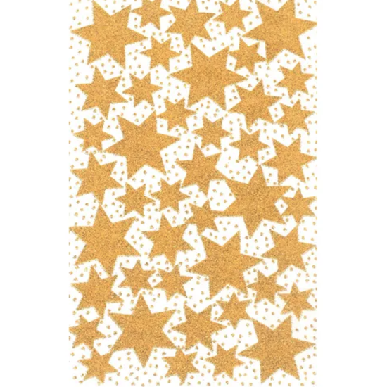 Z-Design Stickers Christmas gouden sterren, 2 vel