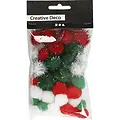 Creotime Pompons Kerst 15-20mm 48st