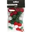 Creotime Pompons Kerst 15-20mm 48st