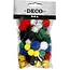 Creotime Pompons Basiskleuren 15-20mm 48st