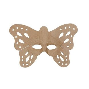 Papier Mache Masker Vlinder 8x23x,5x19,5cm