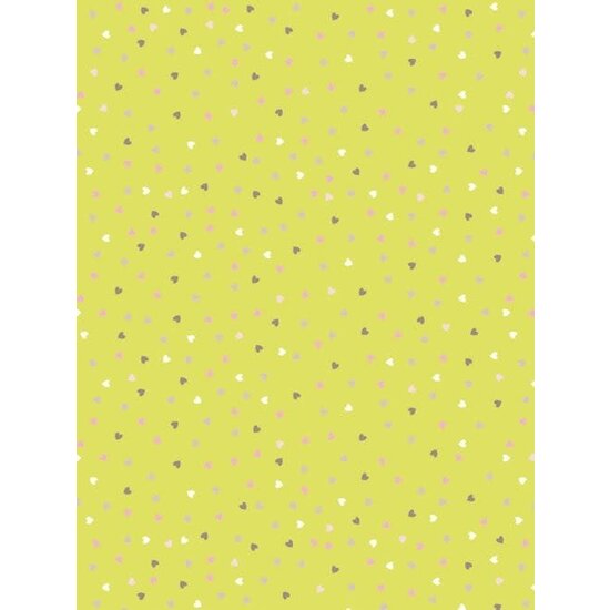 Decopatch Vel Decopatch Papier Patroon Hartjes Groen/Roze/Paars/Wit