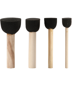 Foamkwasten 13-35 mm 4 stuks