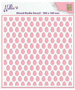 Nellie's Choice Stencil Eggs 15cmx15cm