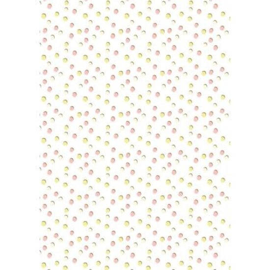 Decopatch Vel Decopatch Papier Textuur Stippen Goud/Wit/Groen/Roze