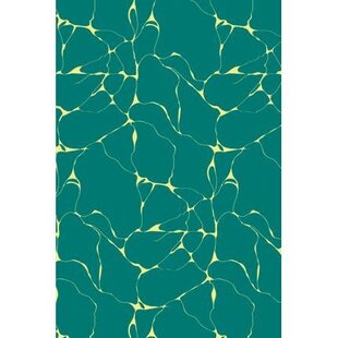 Vel Decopatch Papier Textuur Marmer Groen/Goud