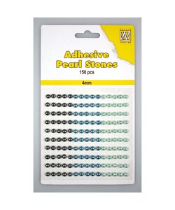 Nellie Snellen Plak Parels 4mm Tinten Blauw 150st