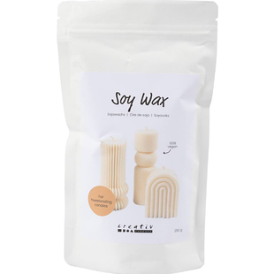 Sojawas voor Losstaande Kaarsen 250gr Crème