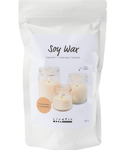 Sojawas voor Kaarsen in Potten 250gr Crème