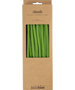 Chenilledraad Lime Groen 6mmx30cm 50st