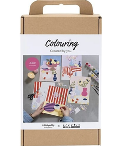 Hobbyset Kleuren Collage met acrylverf