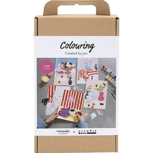 Hobbyset Kleuren Collage met acrylverf