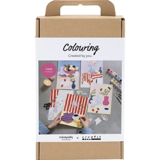 Creotime Hobbyset Kleuren Collage met acrylverf