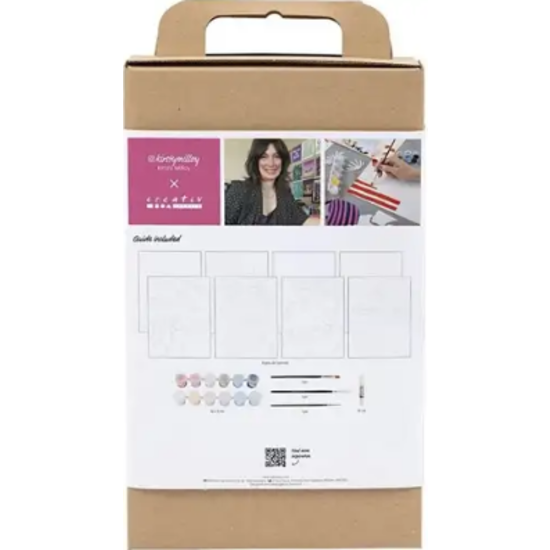 Creotime Hobbyset Kleuren Collage met acrylverf