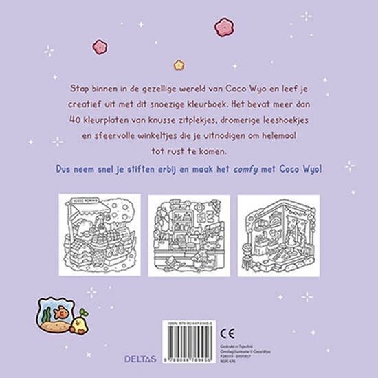 Deltas Cozy Corner Cute & Comfy Kleurboek Coco Wyo