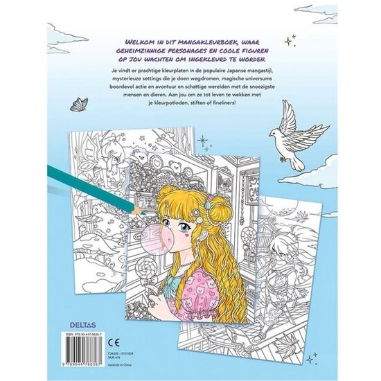 Deltas Manga World Kleurboek